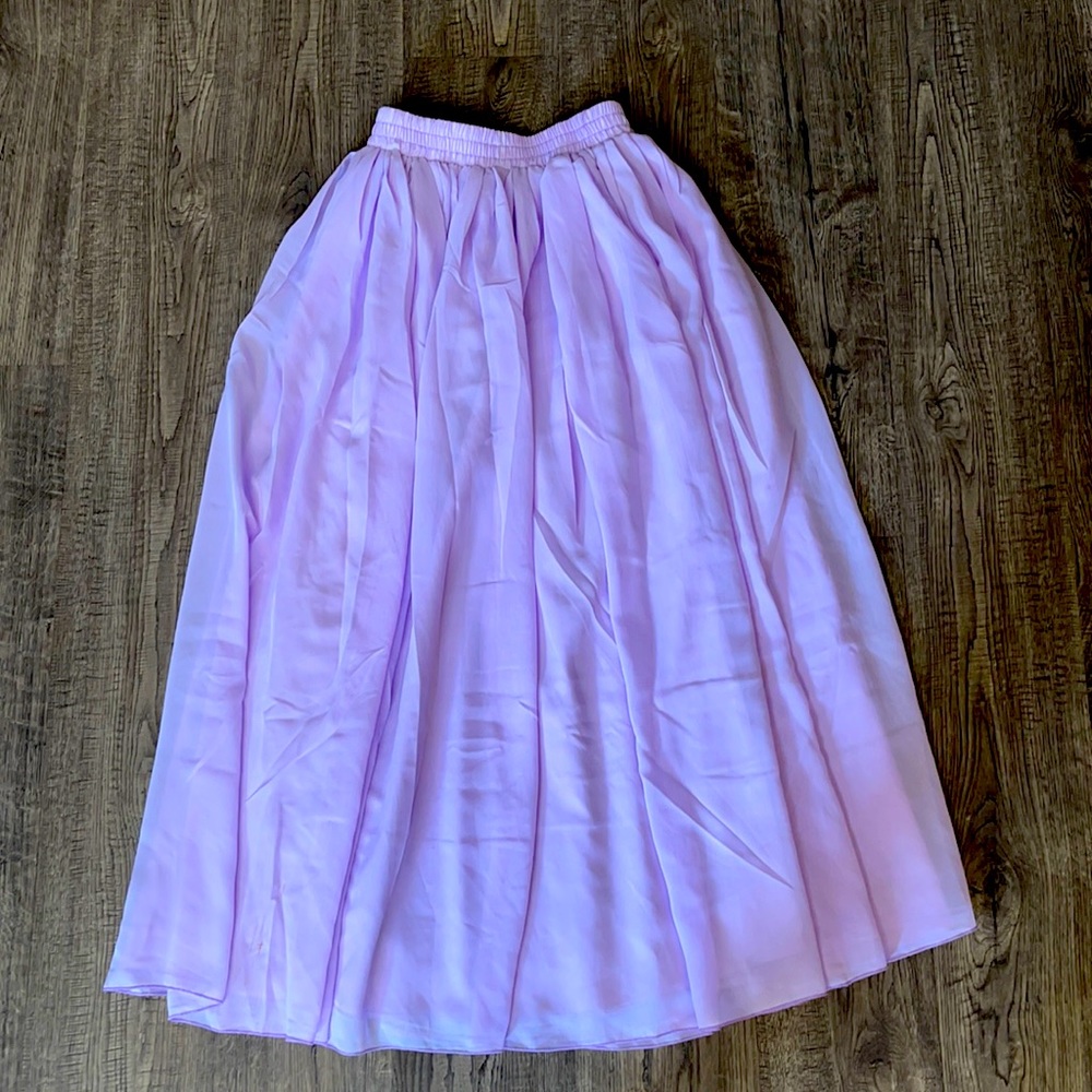 Lilac full length skirt